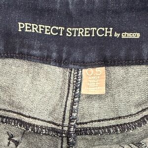 Chico's Perfect Stretch Ankle Jeans in Dark Indigo
